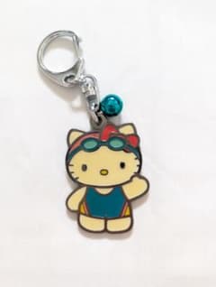 希少☆レトロ ハローキティ 水泳部 キーホルダー 2001年 - メルカリ