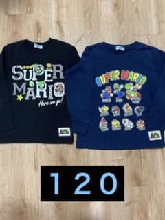 マリオ　ルイージ　スーパーマリオ　キッズ服　男の子　長袖のサムネイル