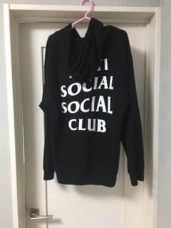 anti social social club 黒パーカーのサムネイル