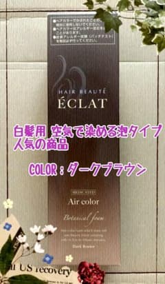 ヘアボーテ エクラ ボタニカル エアカラーフォーム ダークブラウンのサムネイル