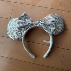 Tokyo Disney Resort スパンコール カチューシャ シルバーのサムネイル