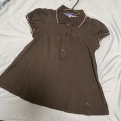 BURBERRY BLUELABEL 黒ポロシャツのサムネイル