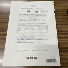 河合塾 2026年度 第2回サクセス・クリニック 国語 - メルカリ