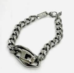 ぶ*け様 ディーゼル ブレスレット ステンレス チェーン Dロゴのサムネイル