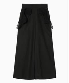 Cording Embroidery Detail Cotton Skirt - メルカリ