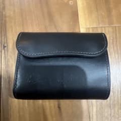 WILDMANS ENO ブラックレザー 三つ折り財布のサムネイル