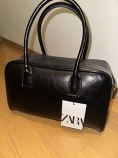 ZARA ブラック ハンドバッグ　新品未使用品のサムネイル
