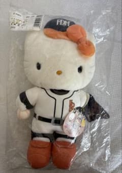 希少】ハローキティ × 福岡ダイエーホークス FDH ぬいぐるみ タグ付き 野球 希少】ハローキティ × 福岡ダイエーホークス FDH ぬいぐるみ