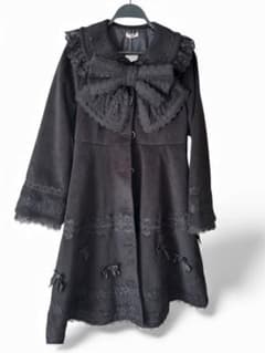 シャルミエール メニーリボンコート ブラック | Mercari