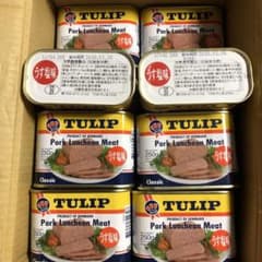 お買い得! 1缶辺り¥328チューリップポーク缶詰うす塩250g 30缶 - メルカリ
