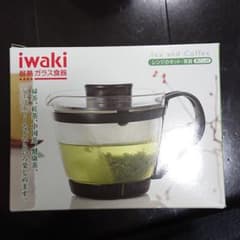 ikaki(イワキ) 耐熱ガラス食器 ティーポット 茶器 ブラックのサムネイル