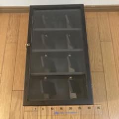 木製腕時計ケース 16本収納+背面収納部あり