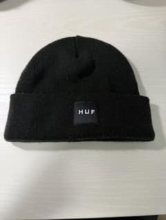 HUF ニット帽 ビーニー ブラックのサムネイル