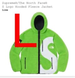 supremeノースフェイス　フリースジャケット　Lサイズ　lime 値下げ❗️のサムネイル