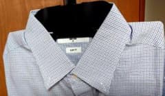 UNIQLO ワイシャツ SLIM FIT チェック柄 Mサイズのサムネイル