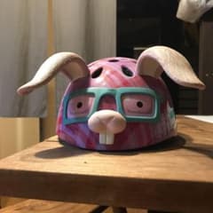 ウサギ　ヘルメット　子ども用のサムネイル