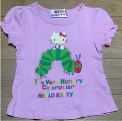 はらぺこあおむし&ハローキティ 110 コラボTシャツのサムネイル