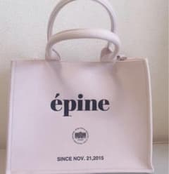 épine book tote bag large pink エピヌ バッグのサムネイル