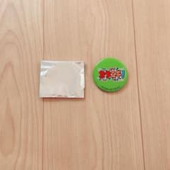 カクエキ 缶バッジ 黄緑