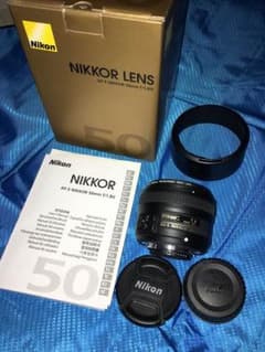 （お得 送料込）Nikon AF-S 50mm f/1.8G （フィルター付き）のサムネイル