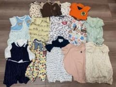 赤ちゃん洋服　14着　70サイズロンパース　赤ちゃんの城　Polo等のサムネイル