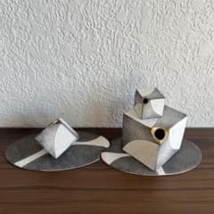 希少工芸品　満山　変形デザインの花器セット 美品希少工芸品 満山 変形デザインの花器セット - メルカリ