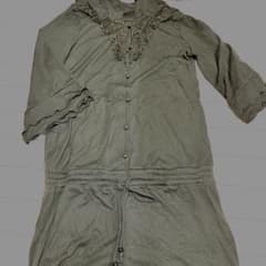 Mori Girl grunge Sweet Rouge Overalls, Khaki, Size M