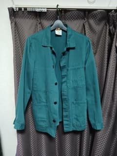 ヴィンテージ グリーン ユーロ ワーク カバーオール