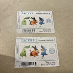 ポケモンセンター チケット風カード 2枚セット - メルカリ