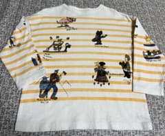 天竺素材ボーダープリントのサムネイル