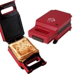 ミッキーマウス ホットサンドメーカー レッドのサムネイル