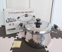 エクセル 極厚 ステンレス 両手深型鍋 27㎝ 7.0ℓ - メルカリ