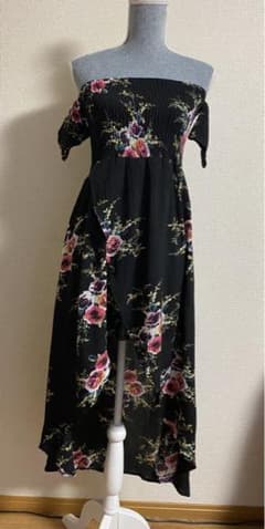 フィッシュテールスカートオフショルワンピのサムネイル