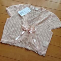 新品！レッセパッセ♡鍵編みカーディガン♡サイズ38のサムネイル