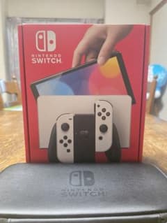 Nintendo Switch 有機ELモデル ホワイト 美品箱あり 純正ケースのサムネイル
