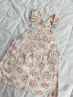 ジャンパースカート　花柄　ベビー　女の子のサムネイル