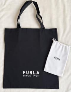 FURLA トートバッグ 巾着袋付き ブラックのサムネイル
