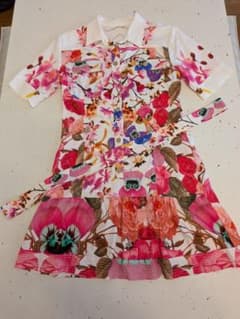 Desigual 花柄シャツワンピース Mのサムネイル