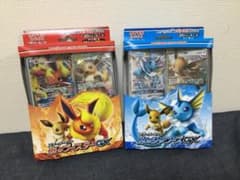 ポケモンカード スターターセット 炎のブースターGX 水のシャワーズGXのサムネイル