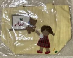 お値下げ☆新品未使用☆ファミリア赤チェック柄ミニトートバッグ イエローギンガム