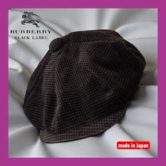 【BURBERRY BLACK LABEL】バーバリー ブラック別珍キャスケット BURBERRY BLACK LABEL】バーバリー ブラック別珍キャスケット - メルカリ
