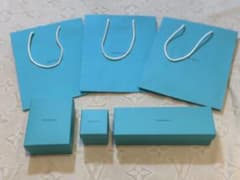 Tiffany & Co. ターコイズショップ袋 空箱6点セット - メルカリ