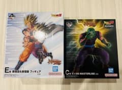 一番くじ ドラゴンボール E賞 孫悟空＆孫悟飯 フィギュア　C賞ピッコロ＋おまけのサムネイル