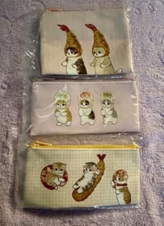 モフサンド　ポーチ　3個セット　ガシャポンのサムネイル