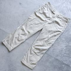 UNIQLO ユニクロ クロップドパンツ S アイボリー ストレッチ テーパードのサムネイル
