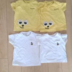 ユニクロ　ディズニー　UT Tシャツ　姉妹　兄弟　おそろい　4点セットのサムネイル
