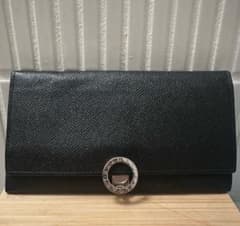 BVLGARI 長財布 ブラック レザー - メルカリ