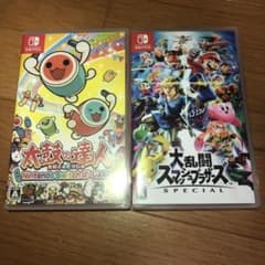 大乱闘スマッシュブラザーズ 太鼓の達人Switchバージョン2点セットのサムネイル
