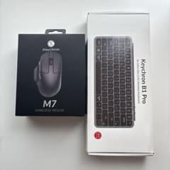 Keychron B1 Pro + keychron m7 セット Keychron B1 Pro 75% Wireless Low Profile Keyboard