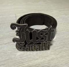 Just Cavalli ロゴバックル レザーベルトのサムネイル